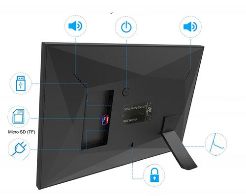 10.1" inch WIFI network cloud frame digital photo video frame with touchscreen support landscape & portrait mode