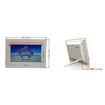 small 7 Inch LCD digital POP Video screen with multimedia loop player playback function