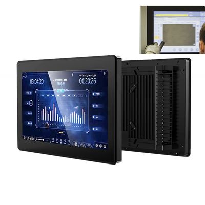 Aluminium 14 Inch Embedded Industrial Grade Touch Screen Computer Fanless