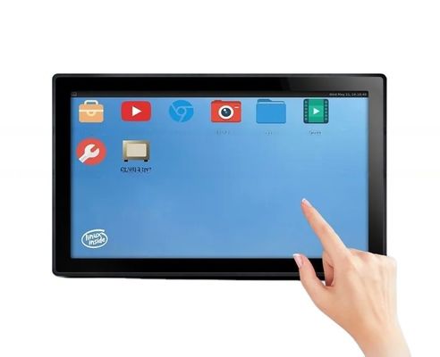 21.5 Inch Open Frame Embedded Touch Screen PC 256GB SSD For Kiosk Terminal Cabinet
