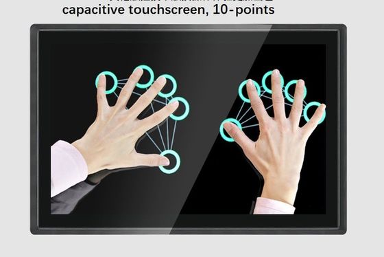 general touch 15.6" inch open frame touch screen monitor VGA HDMI LCD display with metal casing