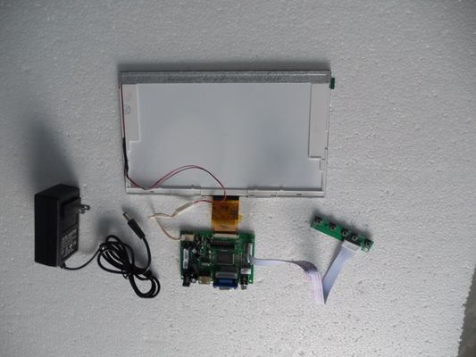 open frame touchscreen 10.1" inch LCD display VGA support HD AV monitor with 4line resistive touch panel
