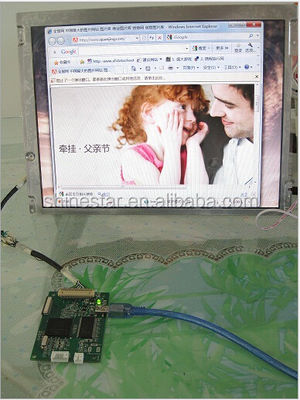 Embedded 10 10.1 Inch Open Frame USB Monitor IPS LCD With Full View Angle