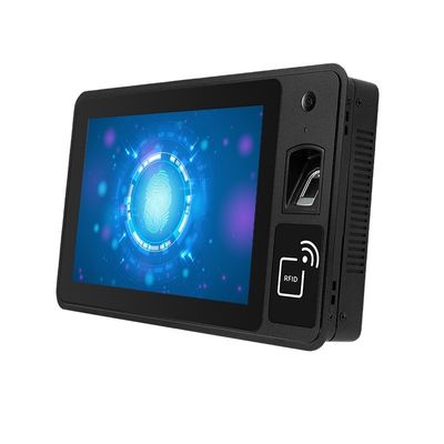 10.1 Inch Embedded Touchscreen Computer Station With Webcam RFID NFC Reader Microphone Fingerprint Reader