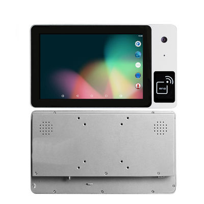 Wall Rugged 10.1 Inch Touchscreen Android Linux Monitor With Camera RFID NFC Reader Microphone