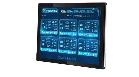 17 Inch Fanless Industrial Touch Screen Panel PC With 6USB 2RS485 For Embedded Terminal
