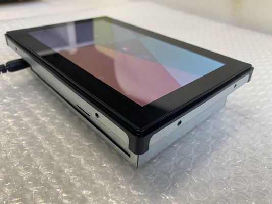 IP65/IP66 7 Inch Embedded Android Wall Touch Panel PC With 2RS232 6USB