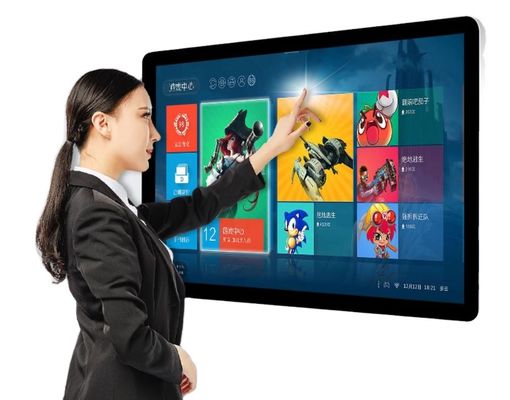 65 Inch All In One PC Touch Screen 3840*2160 Resolution With Windows 11 OS X86 I3/I5/I7