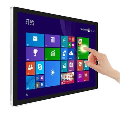 IP65 Metal Casing 43 Inch Big Touch Screen Computer Support Windows11 Linux Ubuntu