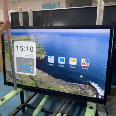 4K UHD 65 Inch Wall All-In-One Touchscreen Interactive Whiteboard Panel