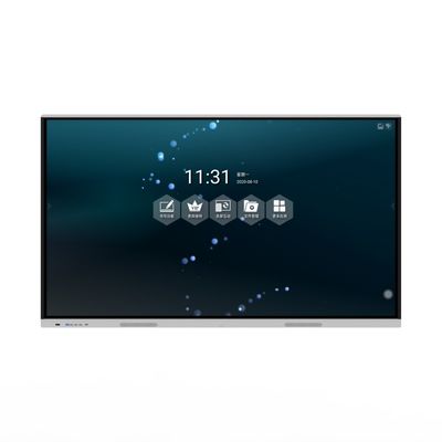 Android  Windows10 OS 4K UHD 65 Inch Wall LCD Interactive Touch Screen