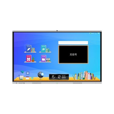 High Brightness 75 Inch Wall Touchscreen Display E-Board Interactive Digital Screen