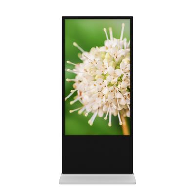 UHD 65 Inch Capacitive Touchscreen Advertising Display With WIFI Network Android OS