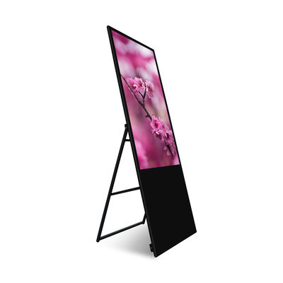 Free Standing Foldable 55 Inch LCD E-Menu Digital Advertising Display