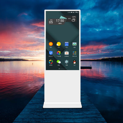 43 Inch Dual Sided Screens Floor Standing LCD Advertising Diaplay