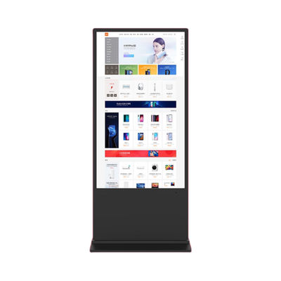 Floor Standing 65 Inch Double Sided LCD LED Advertising Display Android OS
