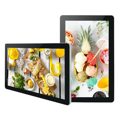18.5 Inch Wall Mounted Advertising Display  PC Android OS Video Wall Displays
