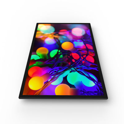 65 Inch LCD Video Wall Mounted Advertising Display Support Split Screen Display