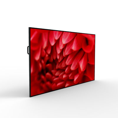High Brightness 86 Inch Infrared Touch Screen Wall Mounted Advertising Display
