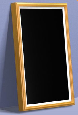 Wall 43 Inch Wooden Frame Screen 4K Display For Video Photo Multimedia Loop Player