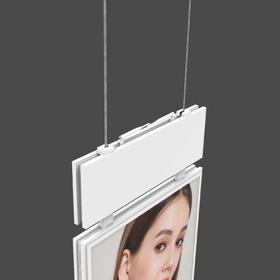 43 Inch High Brightness Dual-Sided Hanging Display Network Enabled And Ultra Bright