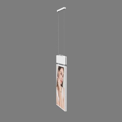 55 Inch Dual Sided Hanging Advertising Display: Ultra-Bright And Network Enabled