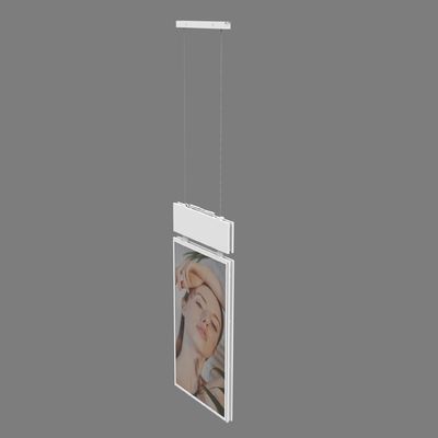 55 Inch Dual Sided Hanging Advertising Display: Ultra-Bright And Network Enabled