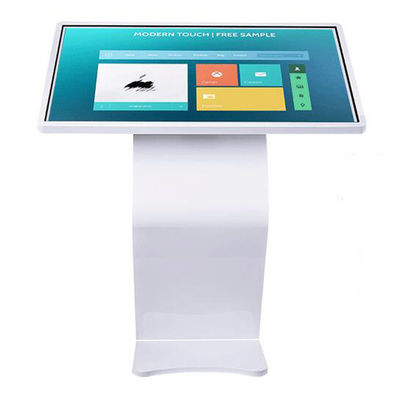 43 Inch Horizontal Capacitive Touch Screen Query Machine LCD Self Service Kiosk 450nits