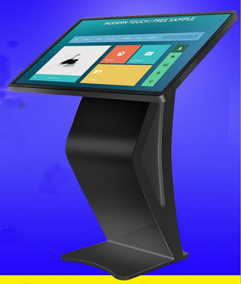 43 Inch Horizontal Infrared Touch Screen Query Machine LCD Self Service Kiosk 450nits