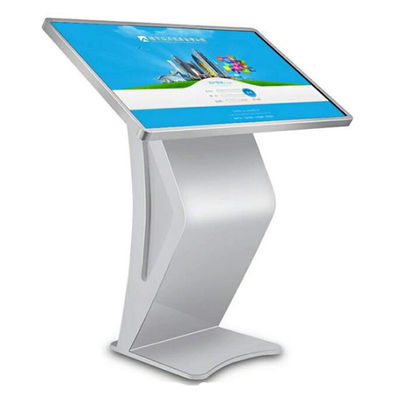 Horizontal 65 Inch Infrared Touch Screen LCD Self Service Kiosk Full Viewing Angle