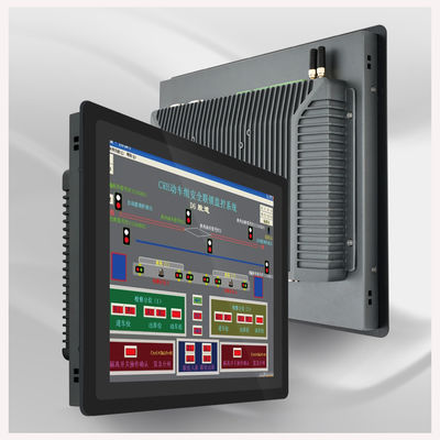Fanless 27 Inch IP65 Waterproof Touch Screen Industrial Panel PC With Fully Sealed