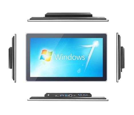 Industrial Wall Mounted Integrated 23.6 Inch LCD LED USB Touch Screen Monitor Display