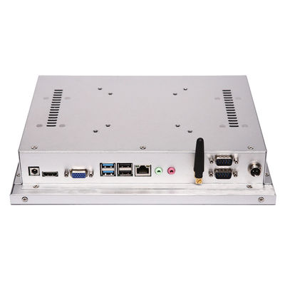 10.4 Inch Embedded Flat Industrial Resistive Touch Screen Panel PC All-In-One Computer