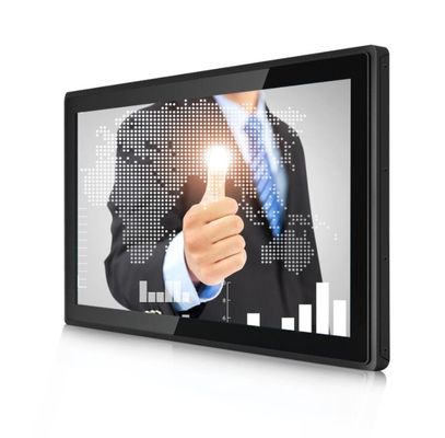 Embedded 8 Inch WiFi Network Industrial Panel PC with Linux OS and 300cd/m2 Brightness as Options