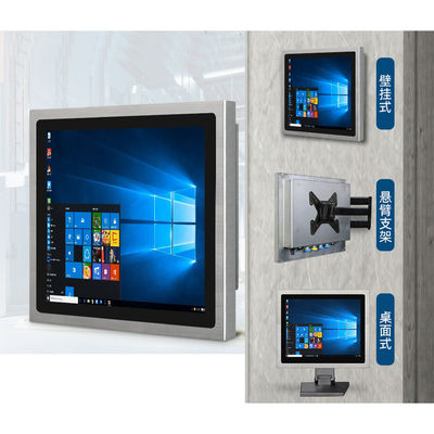 Anti-corrosion Waterproof 15 Inch Stainless Steel PCAP Touch Panel PC Fanless With M12 Connectors IPC For Automation Workstation
