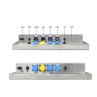 High Brightness Sunlight Readable 10.4 Inch Stainless Steel Industrial Panel PC With Touch Screen IPC IP65 For Outdoor Marine