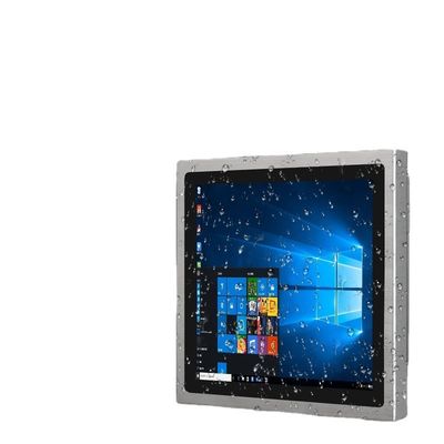 High Brightness 17 Inch Stainless Steel Panel PC with Touch Screen Industrial All-in-one Computer Fanless IP66 WIth 6COM 6USB