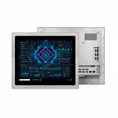 Fanless Rugged Panel PC With Serial RS232 / USB / COM Interface IP65/NEMA 4X Standards