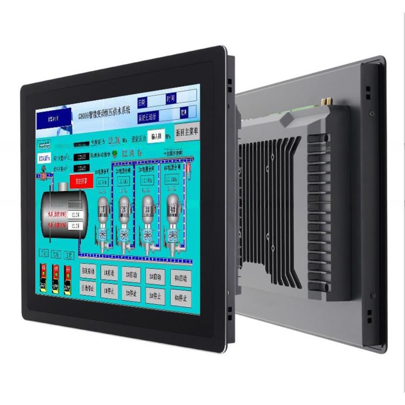 15.6 Inch Aluminum Alloy Frame TFT LCD Dustproof Waterproof Resistive Touch Screen