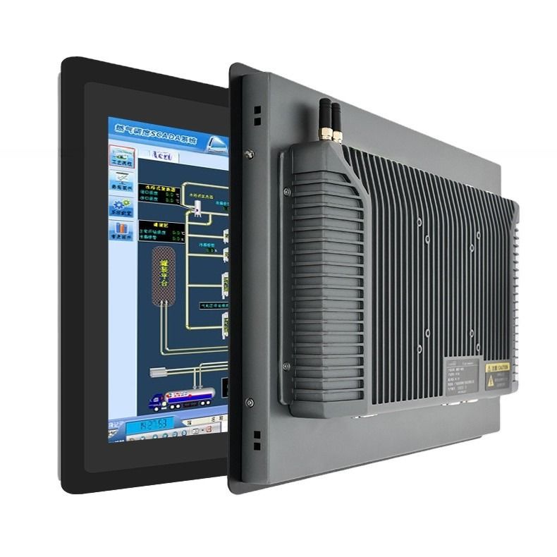 12 Inch Industrial Touch Screen Panel PC With Aluminum Alloy frame Network I/O RJ45