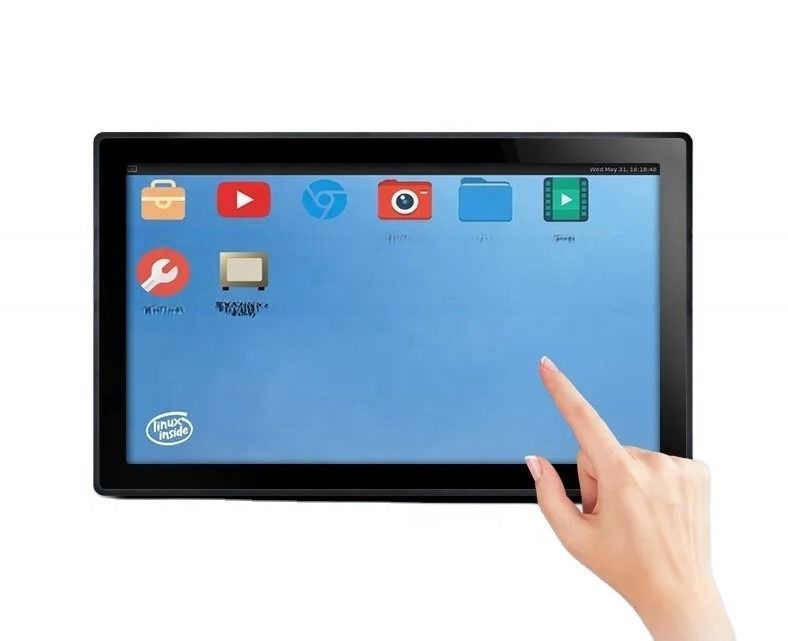 Rugged Embedded 12 Inch LCD 12V 24V VGA DVI Outdoor Capacitive Touch Screen Display OEM ODM For Kiosk Vending Machine