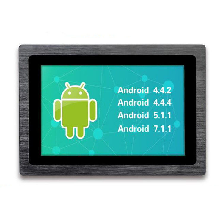 Rugged Industrial Embedded Open Frame 7 Inches Black Pure Flat Capacitive Touch Screen LCD Monitor 12V 24V