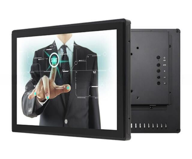 Industrial Integrated 19 Inch IP65 Waterproof USB Interface Capacitive Touchscreen Monitor Open Frame With Metal Casing