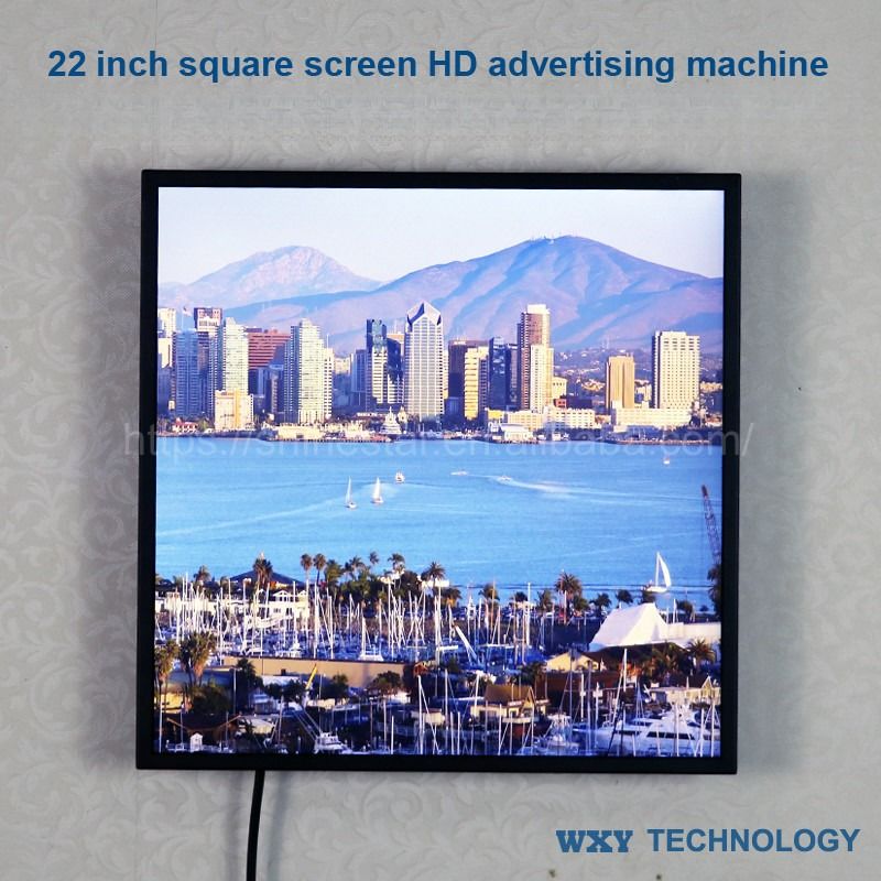 22" 33.2" inch 1:1 square display screen LED with WIFI network Android OS HDM1 input for advertising art gallery and NFT frame