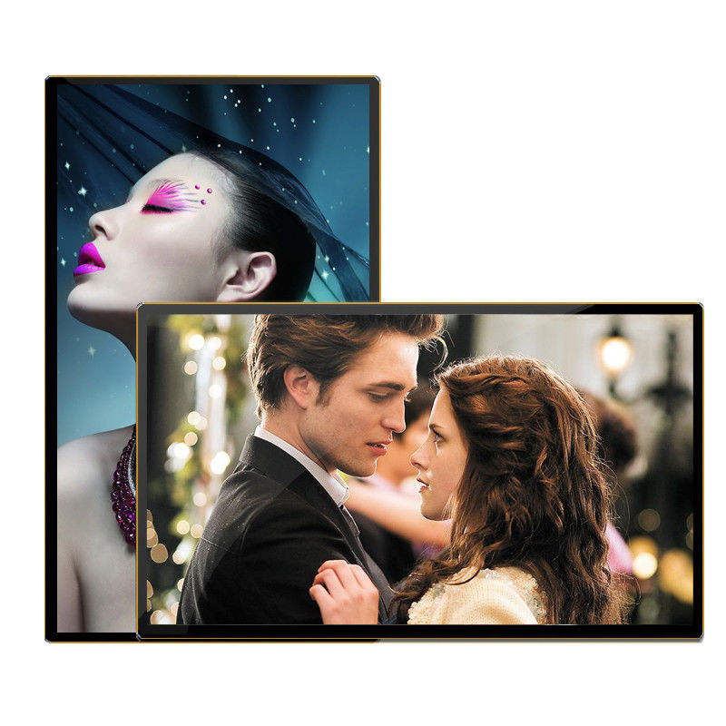55 Inch Infrared Touch Screen Wall Mounted Advertising Screen 1080P Resolution