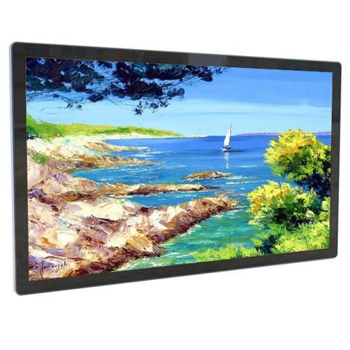 65" inch digital advertising loop player display LCD monitor with wall mounting bracket