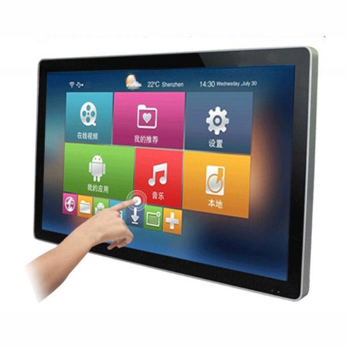 wifi 27" Inch LED Android retail interactive advertising tablet with touchscreen