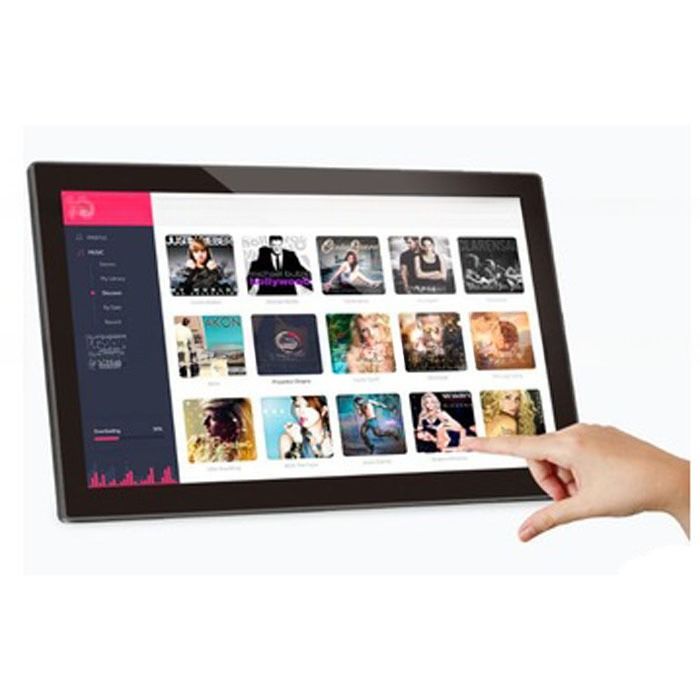 19" 18.5" inch capacitive touch screen advertising display interactive retail android tablet