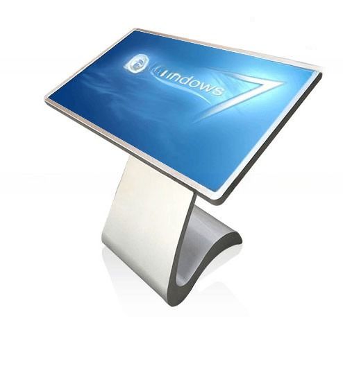 49" inch LED alone stand all-in-one touch PC kiosk interactive information terminal