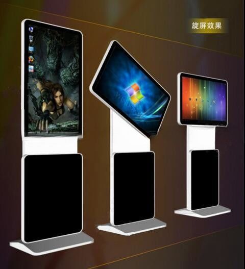 32" inch LED floor stand rotating totem monitor digital signage display with Android OS